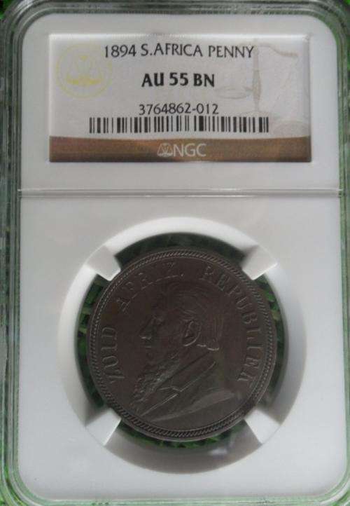Nice Scares Grade From NGC 1894 AU 55 BN Penny Up For Grabs