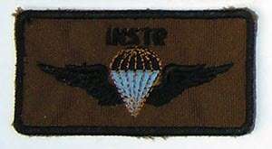 SWA - Paratroop Instructor Wing (Black Embroided)