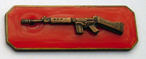 SADF - Army Marksman (Bronze) - 2 Piece - Detailed Rifle