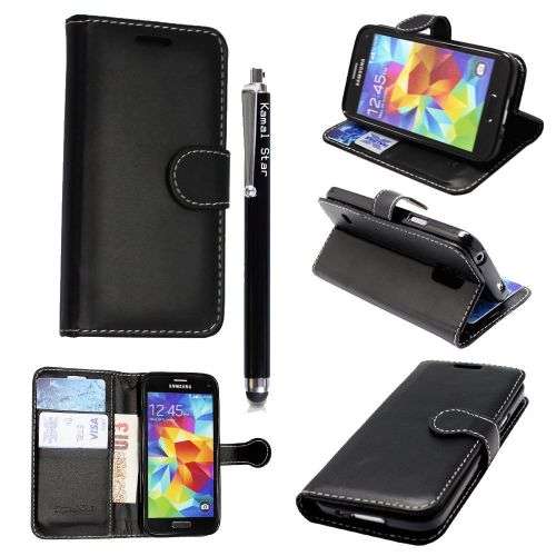Leather Wallet Flip Cover For Samsung Galaxy J1 J3 J5 Plus Stylus