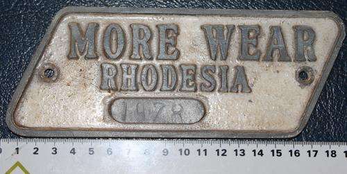 More Wear Rhodesia