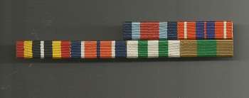 SADF MEDAL BAR (6x ribbons)