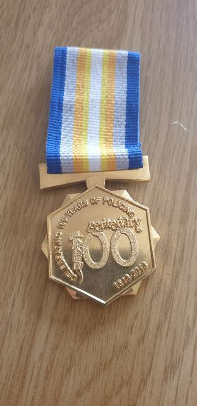 SAPS 100 Years Centenary Medal