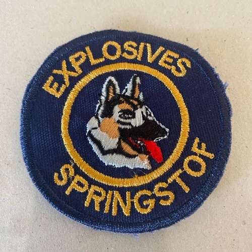 SAP Police Explosives patch