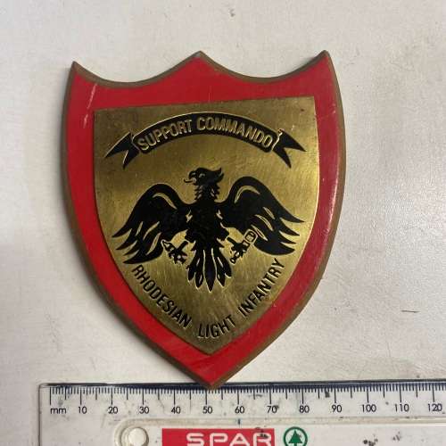 Rhodesian Light Infantry RLI small plaque