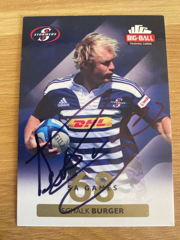 Rugby Autograph | Springboks | Schalk Burger