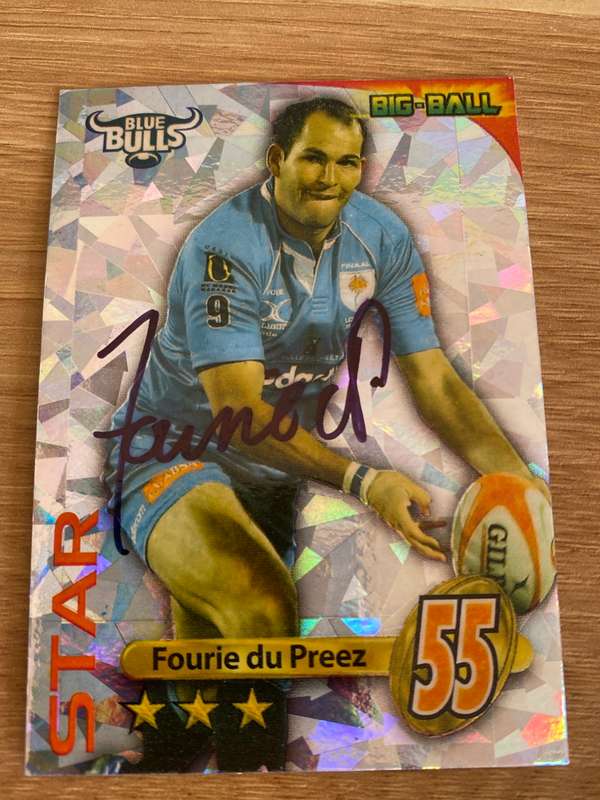 Rugby Autograph | Springboks | Fourie du Preez