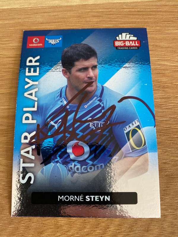Rugby Autograph | Springboks | Morne Steyn