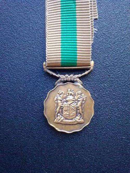 SADF For Good Service (10 Years) miniature medal