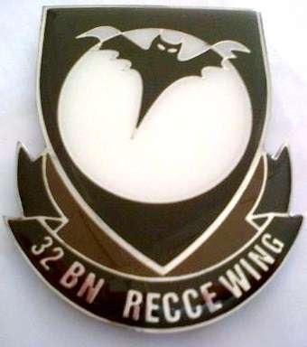 32 BATTALION RECCE WING shield