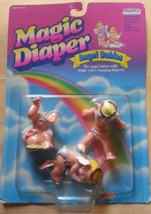 MINT Magic Diaper 'Angel Babies' Still on original card