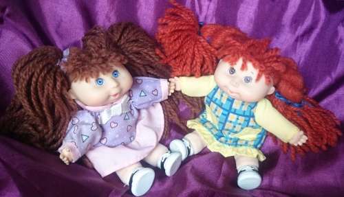 MINIATURE Cabbage Patch Doll Collectibles - Lot of 2!