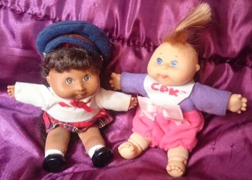 MINIATURE Cabbage Patch Doll Collectibles - Lot of 2!