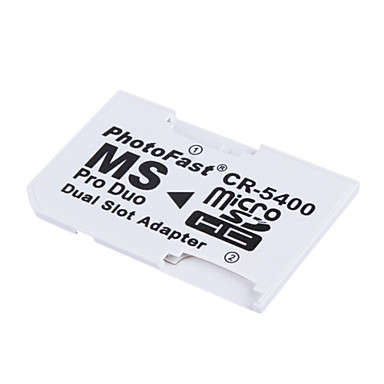 Micro SD TF to MS Memory Stick Pro Duo Adapter with Dual Slots
