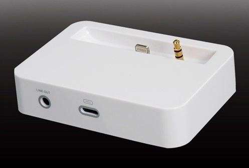 Dock Station For Iphone 5 with Data Sync Audio interface