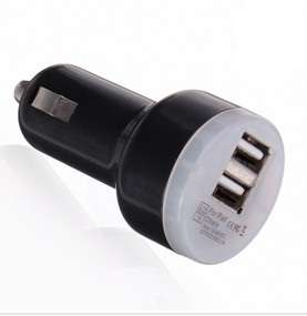 Dual USB Car Charger 2.1A Output, Charges Ipads, Tablets & Phones