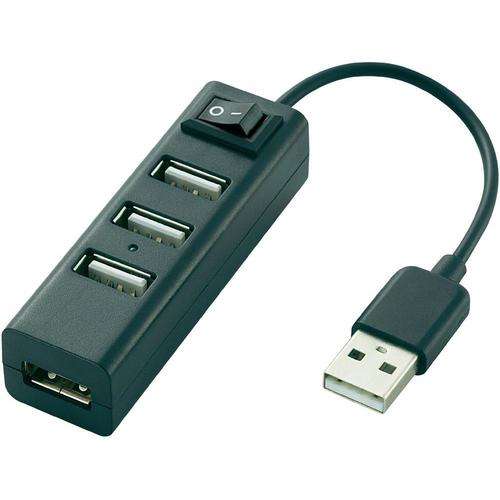 USB 4 Port Hub with On/Off Switch