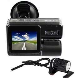 Dual Lens Dashboard Car vehicle Camera Video Recorder DVR