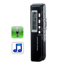 USB Digital Voice Recorder With MP3 Function 8GB