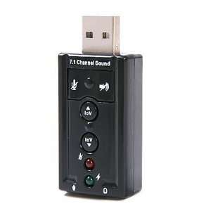 External 7.1-Channel USB 2.0 Virtual Audio Sound Card Adapter