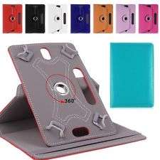 Universal  Leather Case For Android Tablet PC 8" Folio 360 Degree