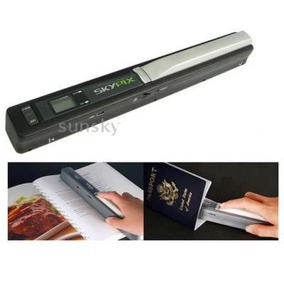 Wireless Handheld A4 Mini Scanner  1.5" LCD with Micro SD Card Slot