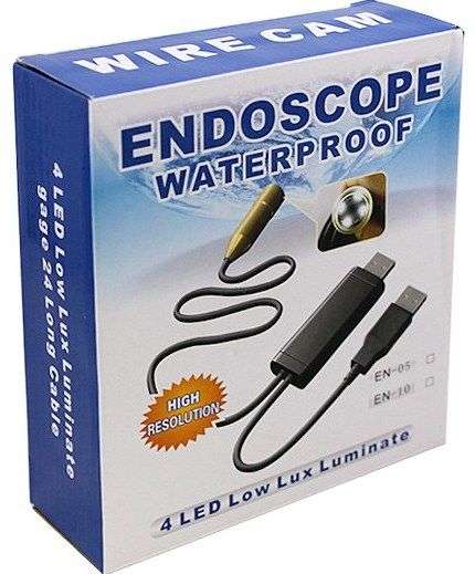Waterproof 5M USB White LEDs Endoscope Camera