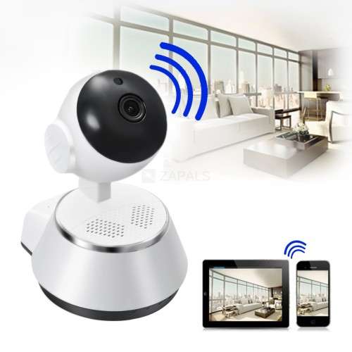 V380 Wifi IP Plug and Play HD Surveillance Nanny Camera with Pan and Tilt
