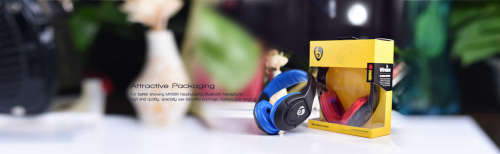 MX33 Wireless Bluetooth 4.1 Headset with Microphone and Micro SD Card Slot