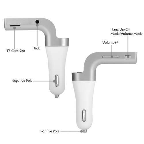 Carg7 Wireless Car FM Transmitter Charger