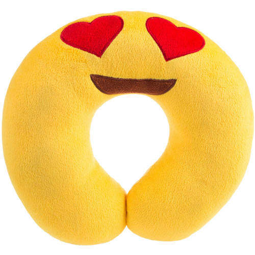 Emoji Travel Pillow with Free Emoji Cube Keyring