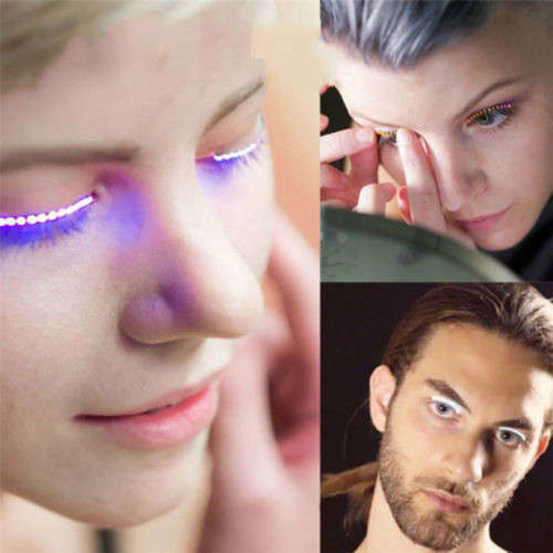 Interactive Led Eyelashes Ideal for Teen Parties, Clubbing