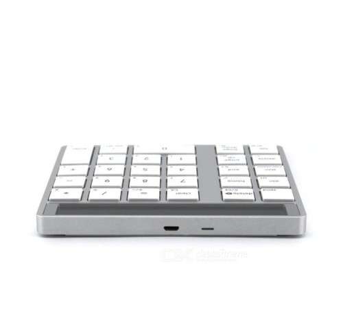 "Local Stock" Bluetooth Numeric Keypad, Aluminum Wireless with Screen Built