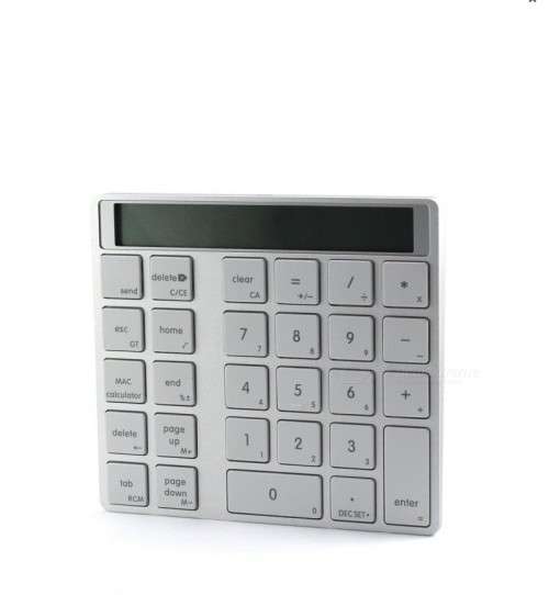 "Local Stock" Bluetooth Numeric Keypad, Aluminum Wireless with Screen Built
