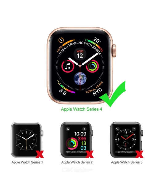 "Local Stock" Protective Case with Strap Band Built-in Screen Protector for 44mm Apple Watch Series