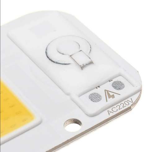 COB LED Chip Floodlight Spotlight AC220-240V - 50W Warm White