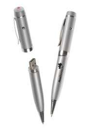 4gb USB Pen Drive With Laser Presentation Pointer!! Metal Gift Box Included!!