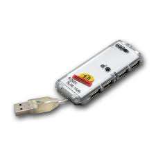 USB 4 Port Slim Hub!! Adds extra USB ports to your computer!!