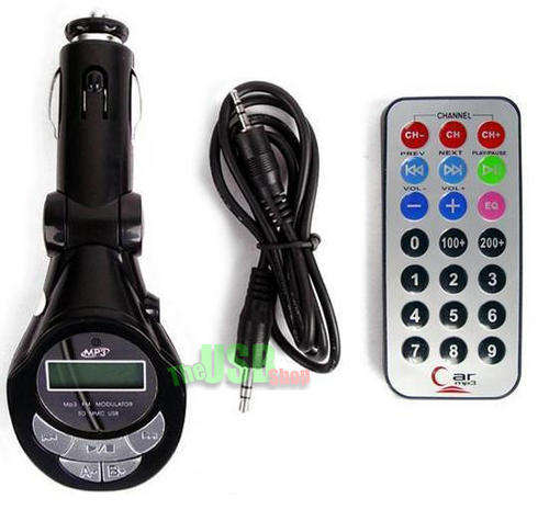 FM Modulator!! (Car MP3 Player) No More CD's in the Car!! Plays Music directly off your Flash Drive!