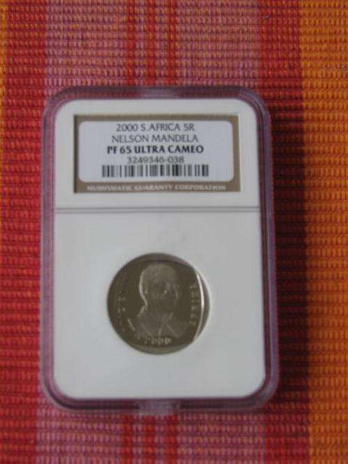 SCARCE - Mandela 2000 PF65 Ultra Cameo