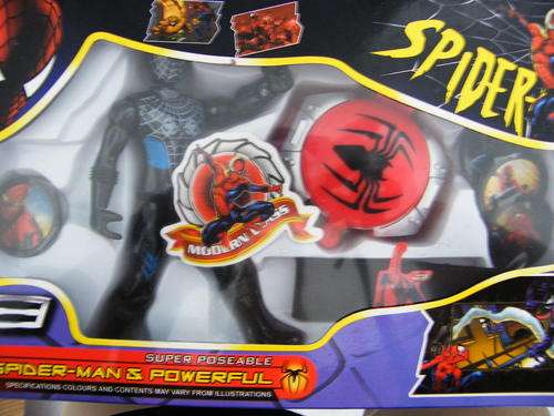 SPIDERMAN 3 ACTION FIGURE WITH DISC SHOOTER - GREAT GIFT