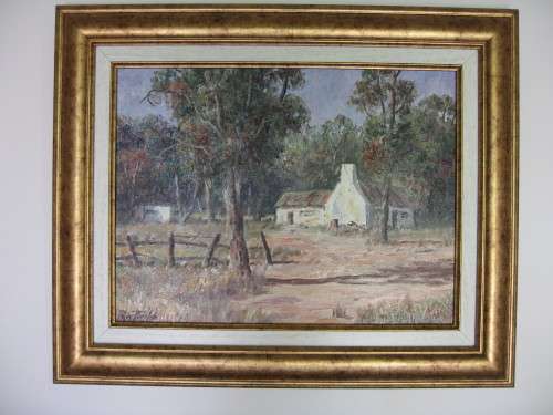 ROY TAYLOR  OIL PAINTING  `FARMYARD`
