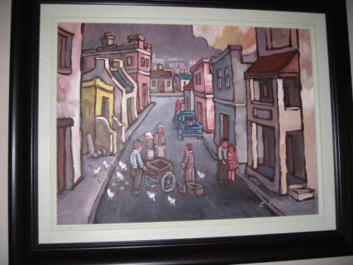 Emile Cronje Oil Painting `District 6`