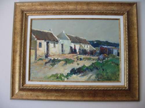 Titta Fasciotti  Oil Painting  `Arniston Cottages`