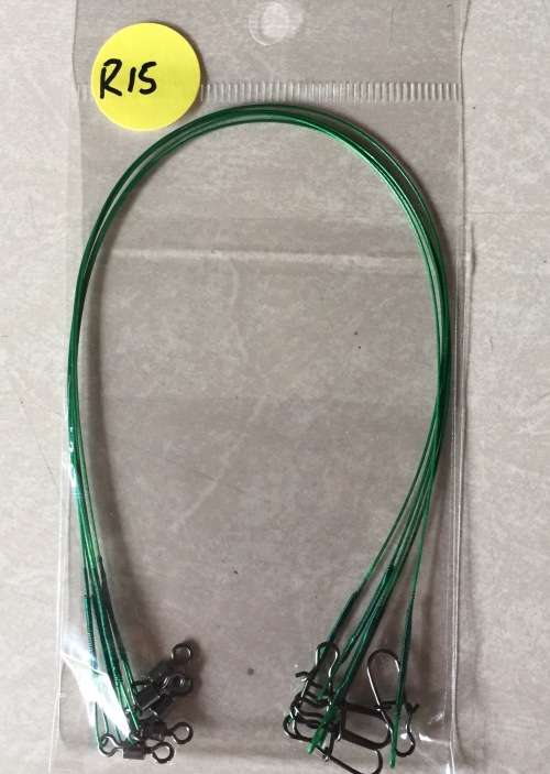 NYLON COATED S/STEEL LEADER WIRE.