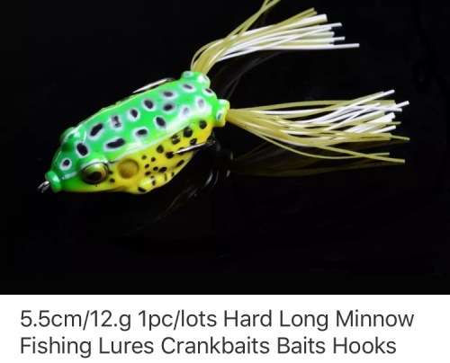 FROG LARGE SOFT BASS LURE