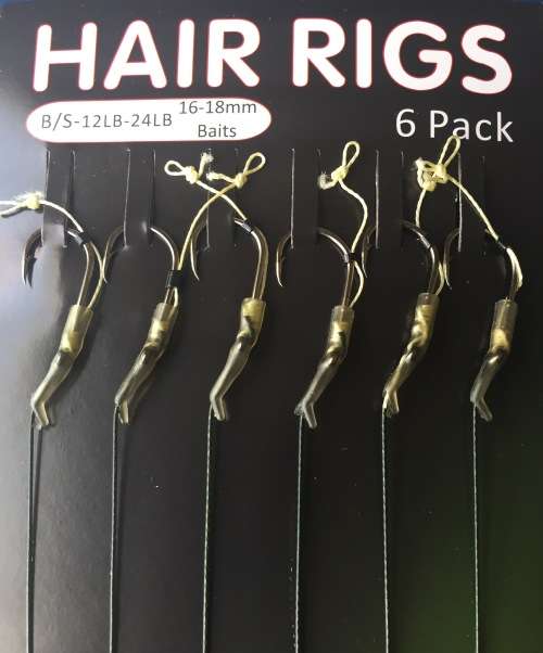 C01 - 6PCS COATED BRAID SIZE 2 "SHANK" READY MADE RIGGS