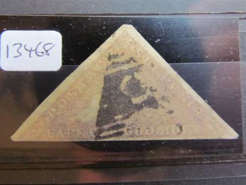 1858 Cape Triangular 6d Used -Pale Rose Lilac- Certified Genuine