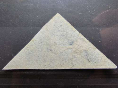 Cape Triangular 4d Deep Blue ***Genuine + Certificate***Scarce***