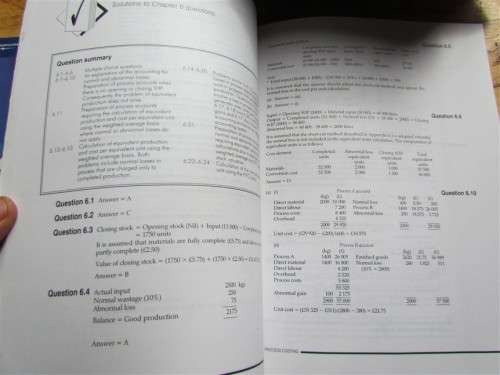Cost and Management Accounting - Colin Drury + Study Manual